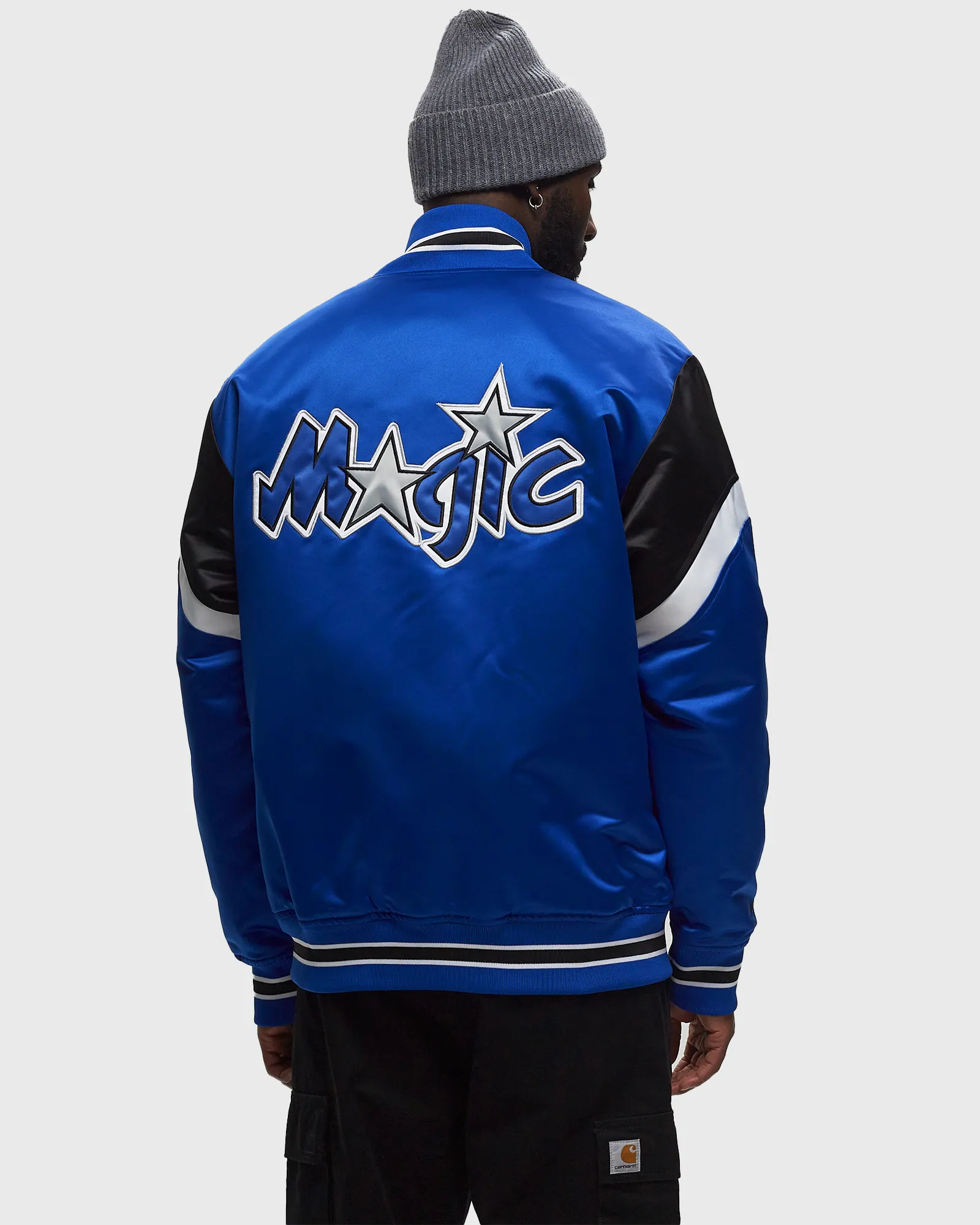 Mitchell & Ness NBA HEAVYWEIGHT SATIN JACKET ORLANDO MAGIC