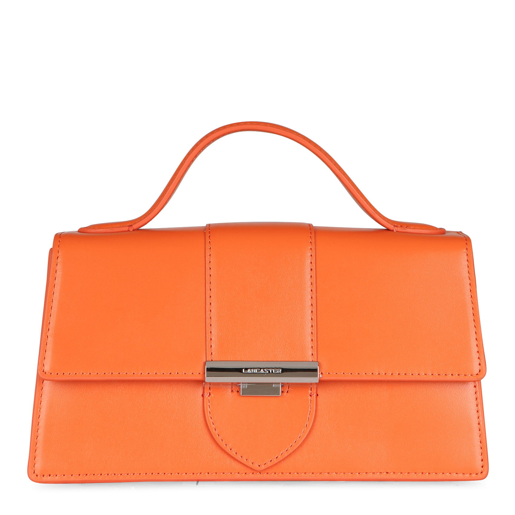 PARIS ILY - Sac porté épaule en cuir | Orange