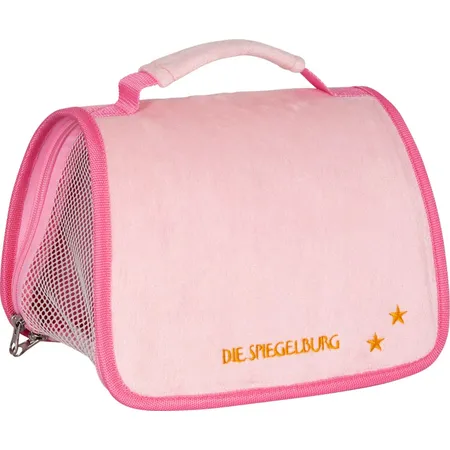 Die Spiegelburg Reisetasche für Plüschtiere, rosa - Lustige Tierparade