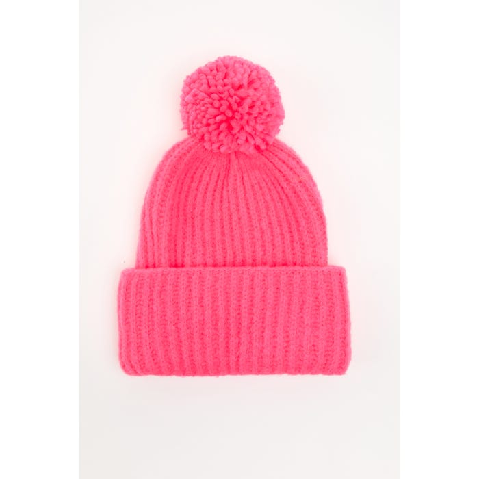 Veritas-Beanie muts neon rib