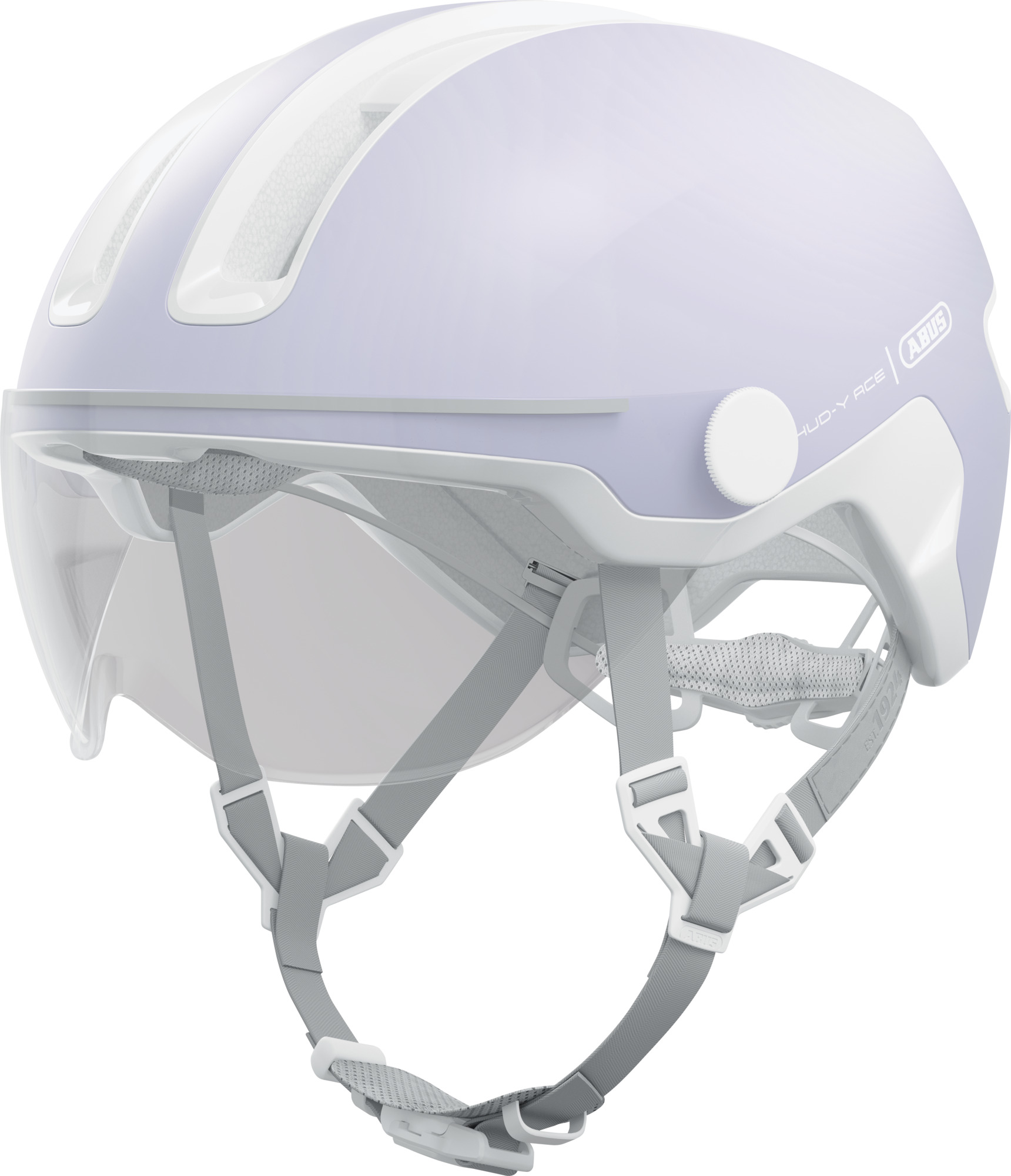 ABUS HUD-Y ACE cykelhjelm LED Pure Lavender