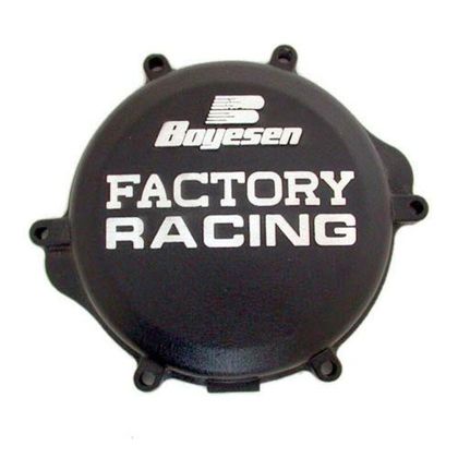 Couvercle de carter d'embrayage Boyesen Factory Racing noir