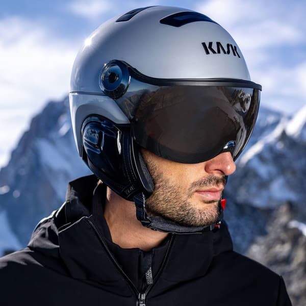 Casque de ski KASK TREASURE VISOR SILVER DARK MIRROR