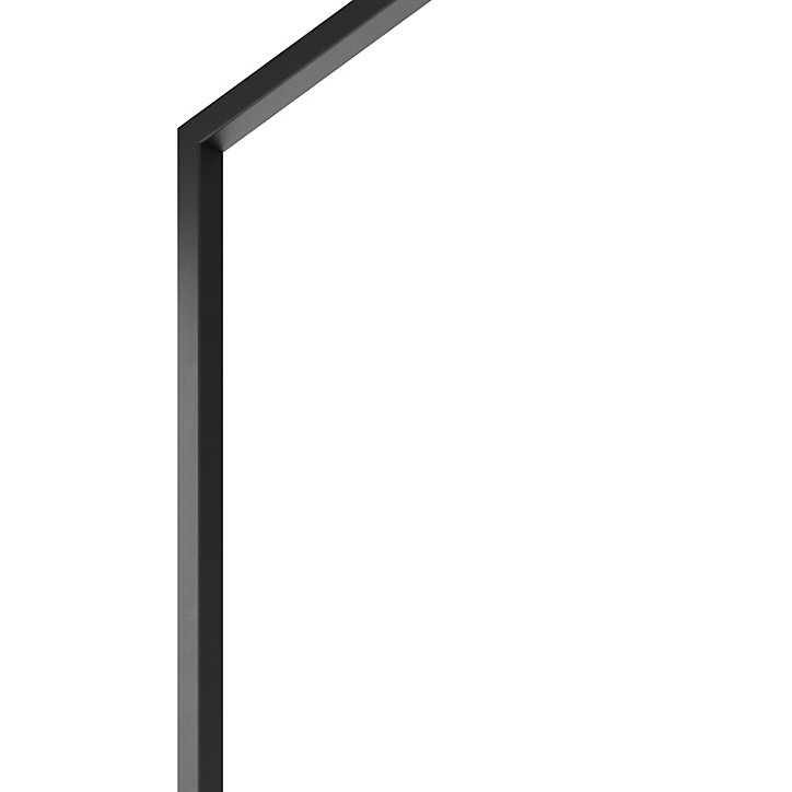 Tapée d'isolation pour porte acier noir 100 mm Radex