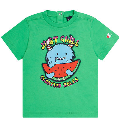 Champion Shortss?t - T-shirt/Bådeshorts - Poison Green