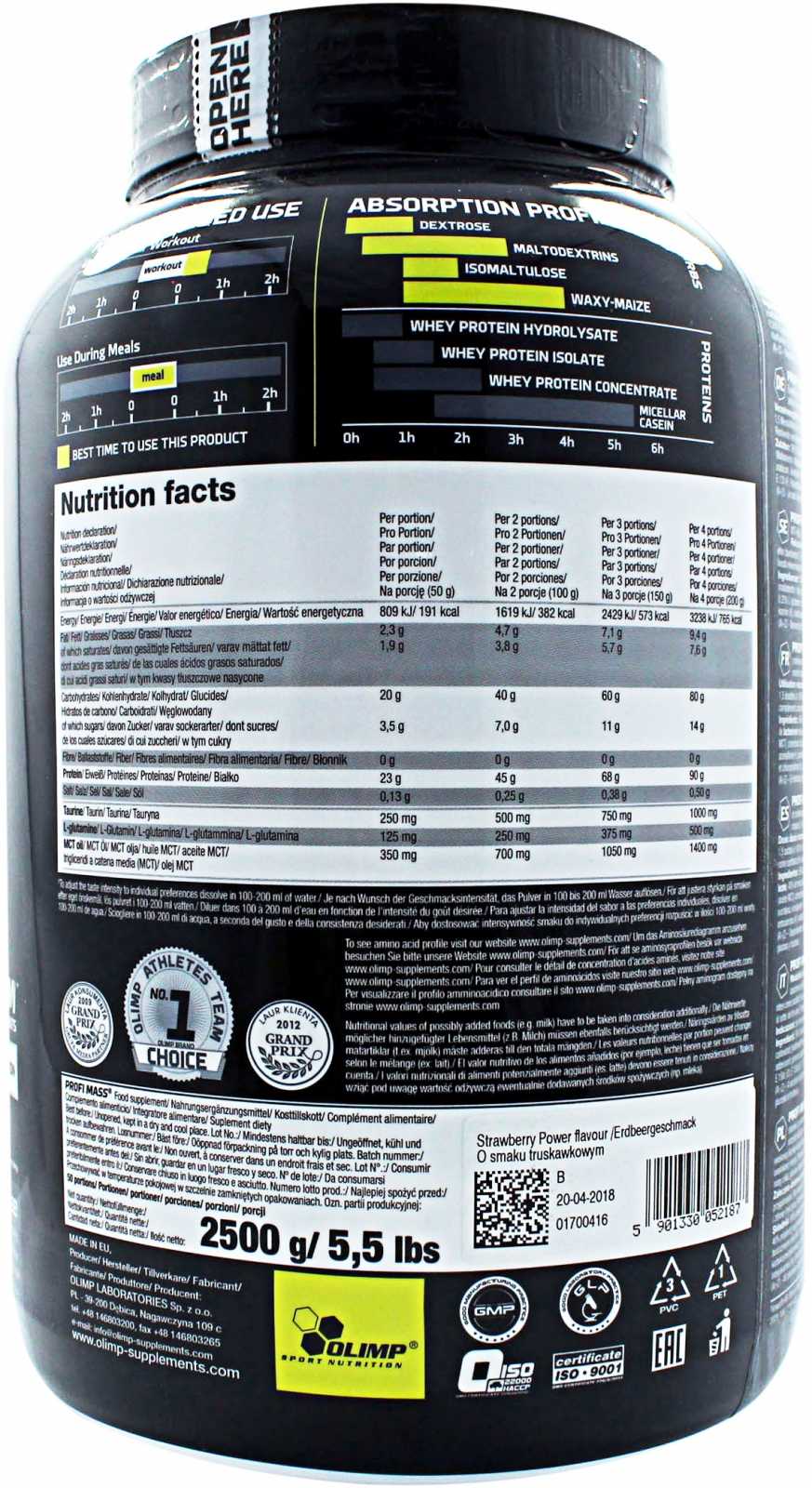 Olimp Profi Mass 2500 g