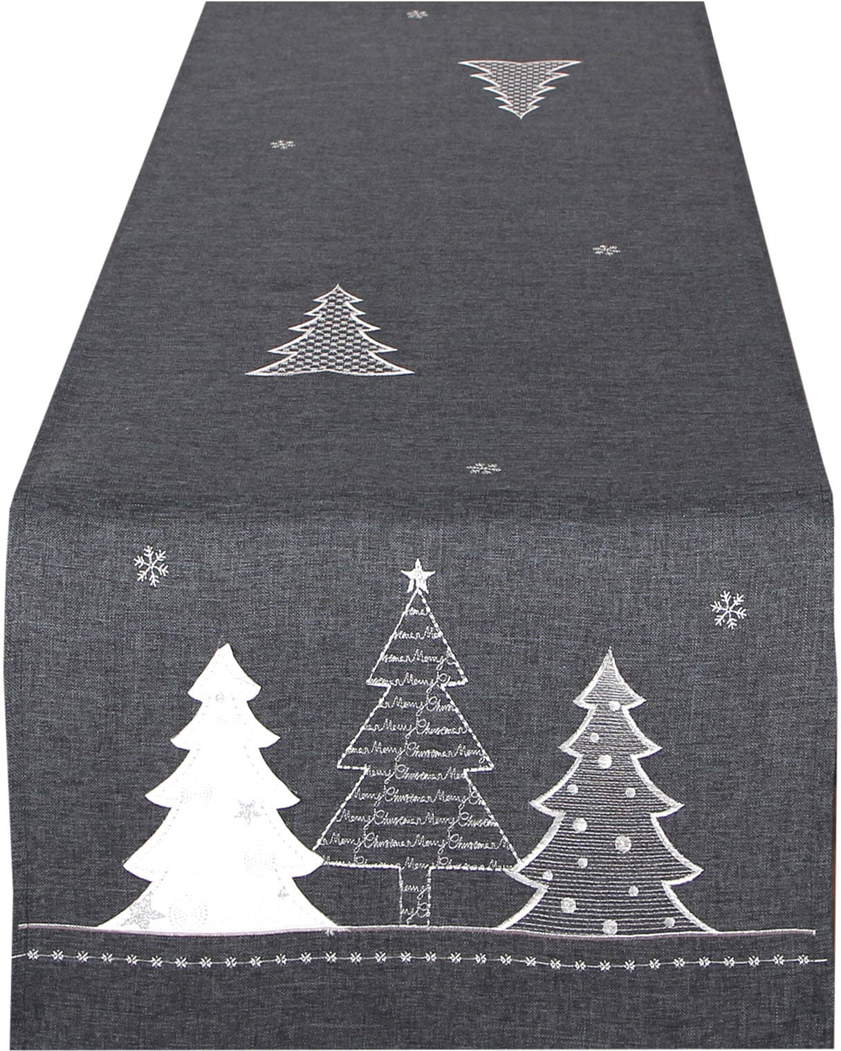 Delindo Lifestyle Tischläufer »Tannenbaum« Glattes Gewebe, bestickt