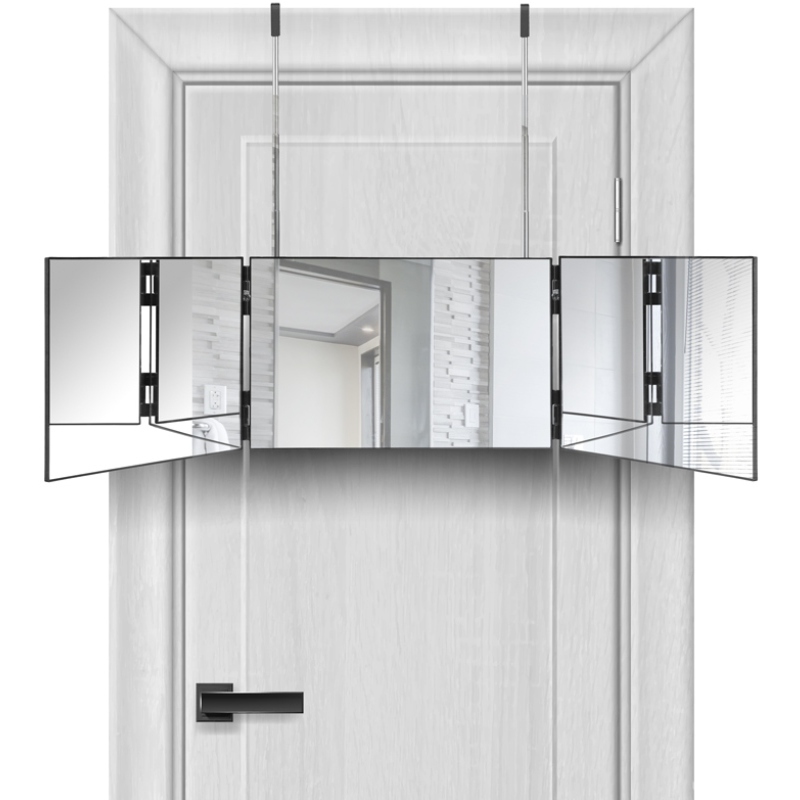 Gillian Jones 3 Fold Hang Up Mirror - Black 10219