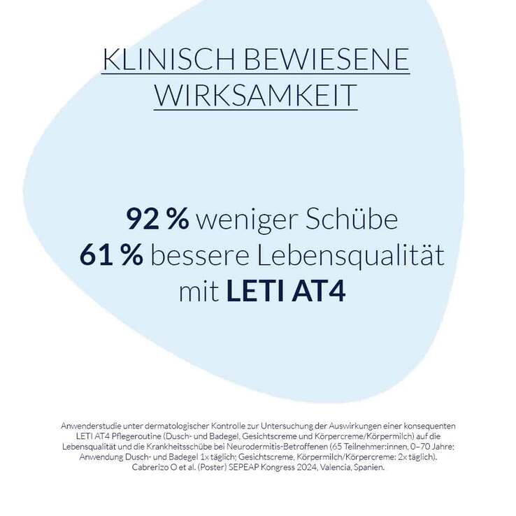 Leti AT4 Dusch- und Badegel, 250 ml