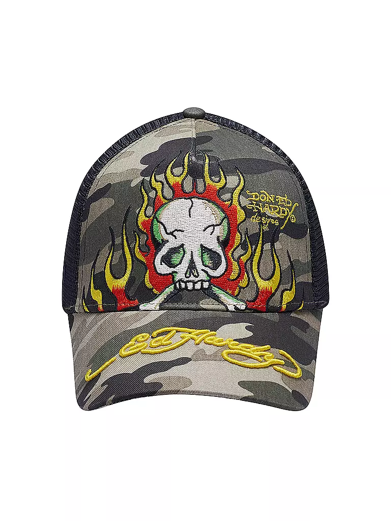 ED HARDY Kappe HELL FIRE  olive