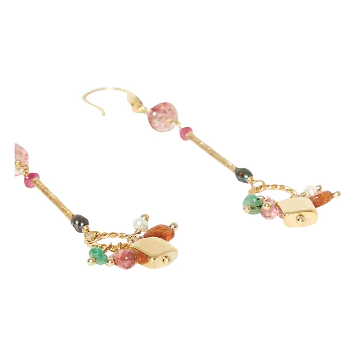 5 Octobre Boucles d'Oreilles Douce | Rose