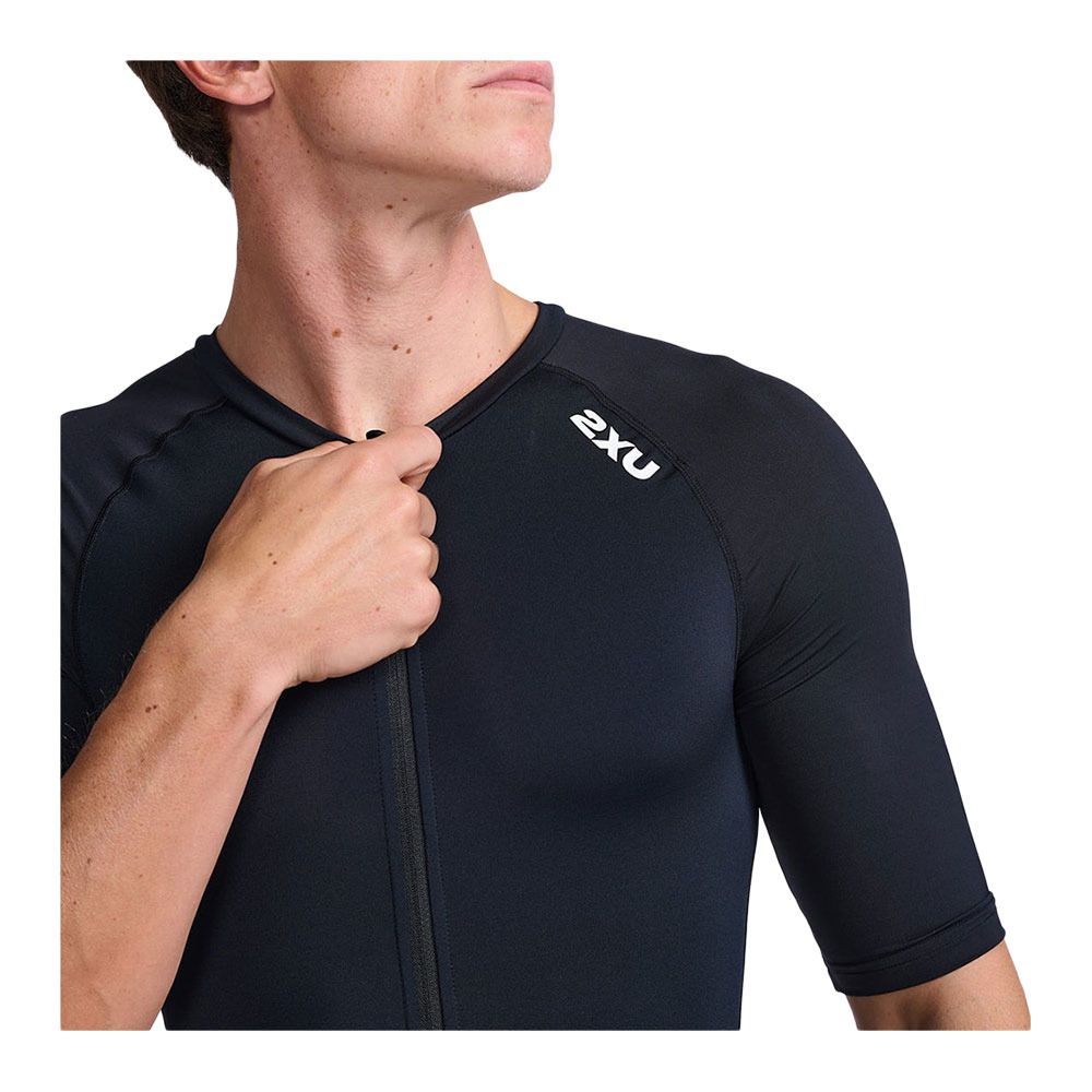 2xu CORE FZ - Combinaison trifonction shorty 6/2 mm Homme black/white