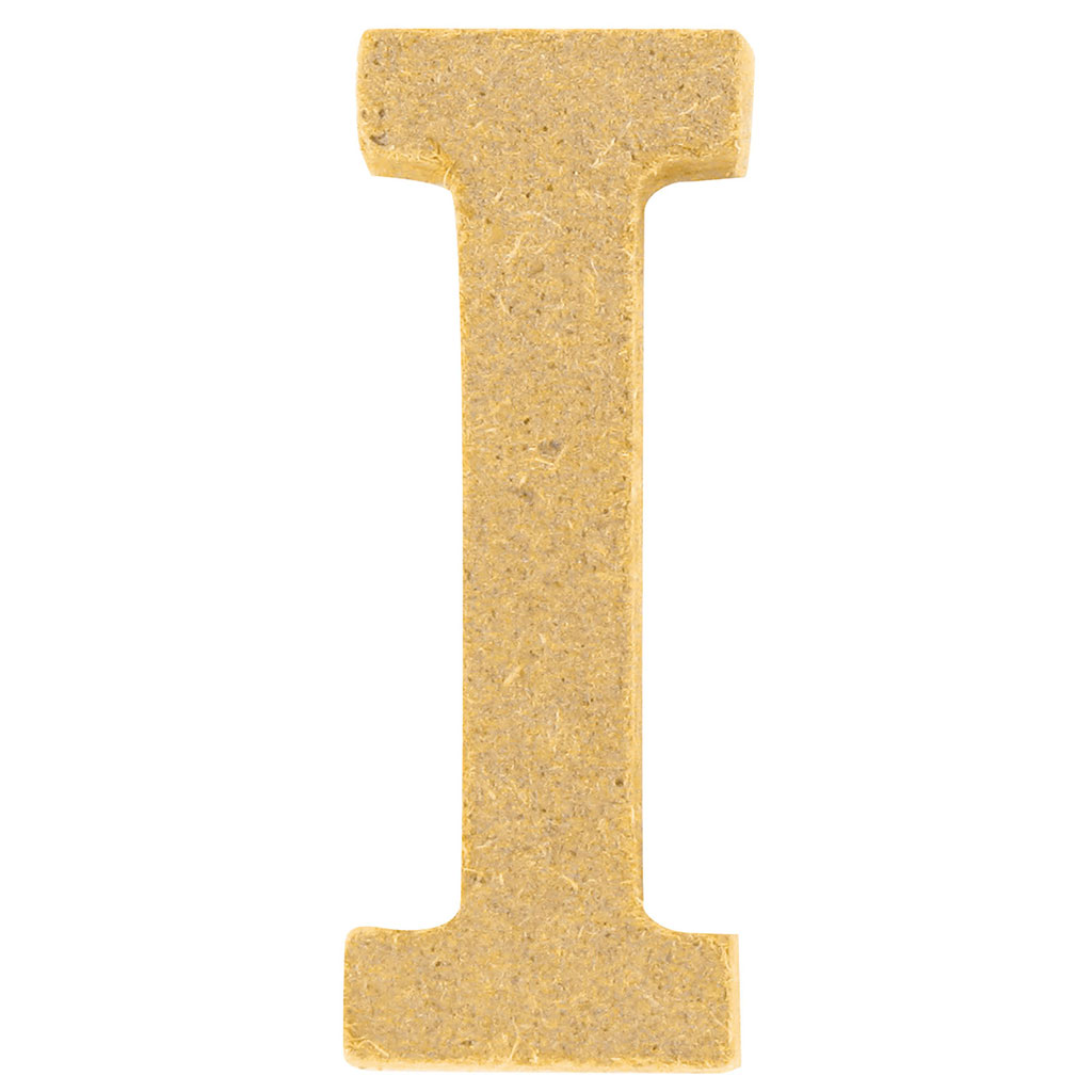 Lettre I en bois H 5cm