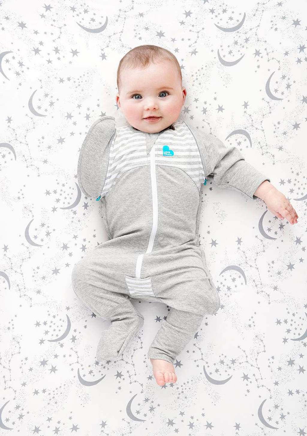SwaddleUp overgangsslaapzak Fase 2 TOG 1.0 grijs
