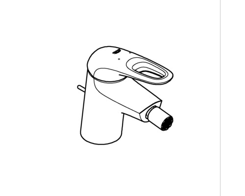 GROHE bidetmengkraan EUROSTYLE chroom 33565003