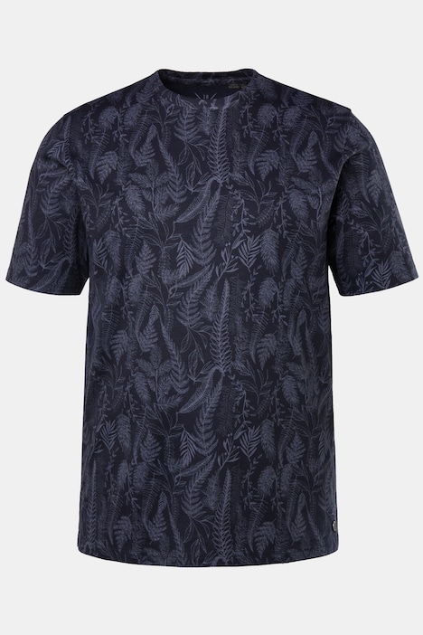 T-Shirt, Halbarm, Allover-Print, bis 8 XL