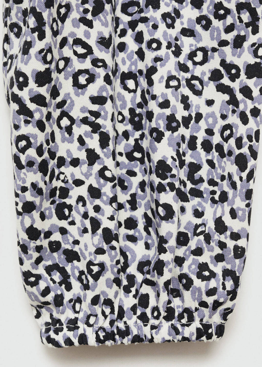 MANGO TEEN top met panterprint marine/wit/lichtblauw