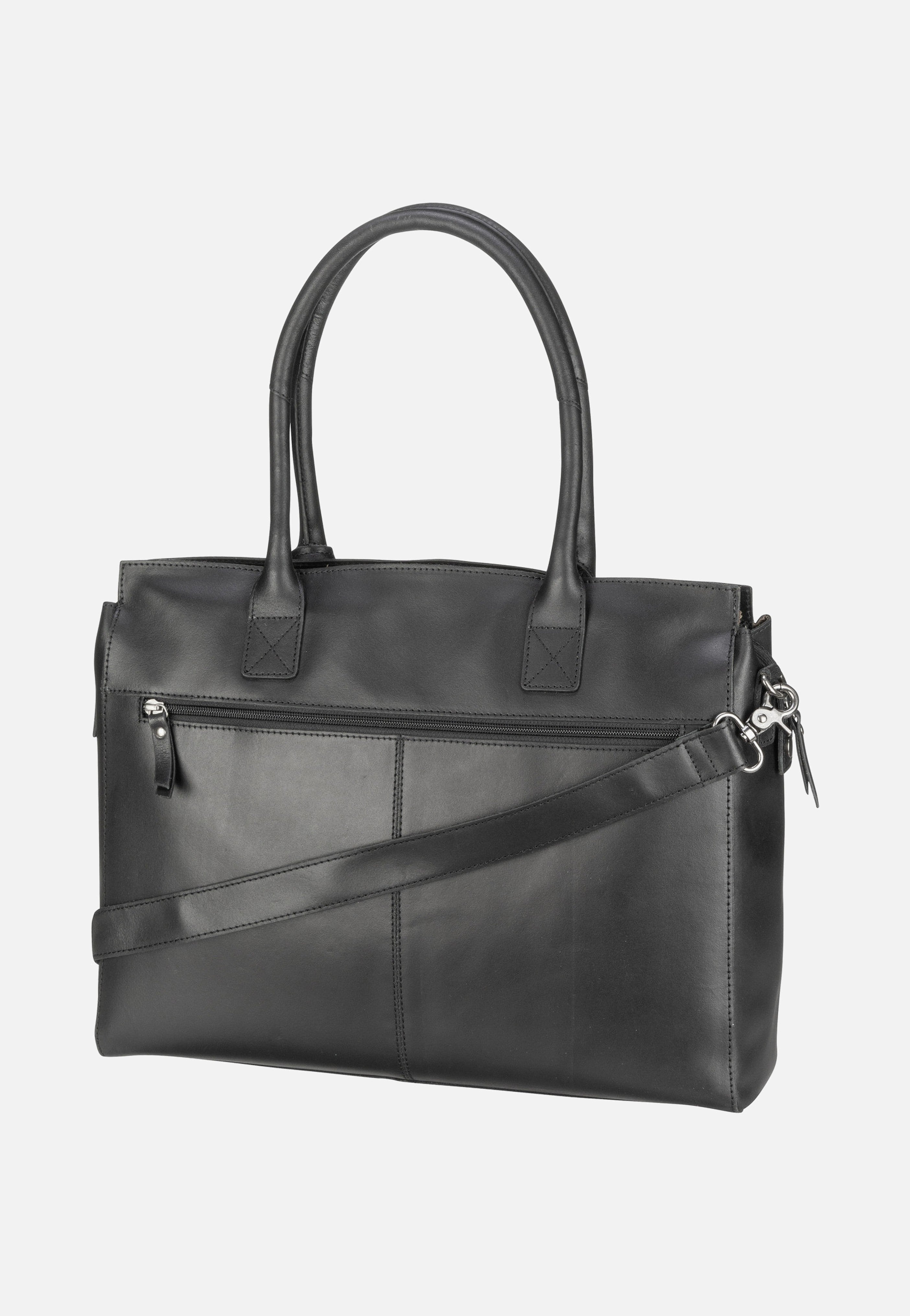 Vintage Doris Laptopbag 15.6'' Black - Aktentasche