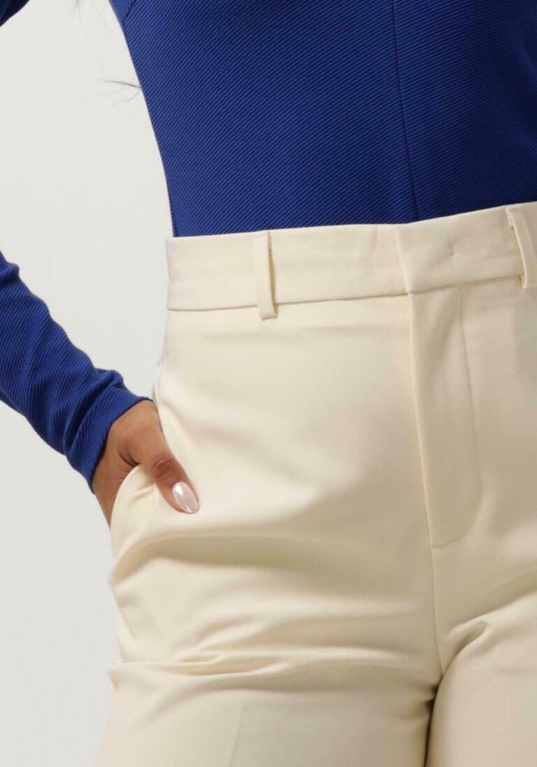 VANILIA creme vanilia pantalon straight leg trousers