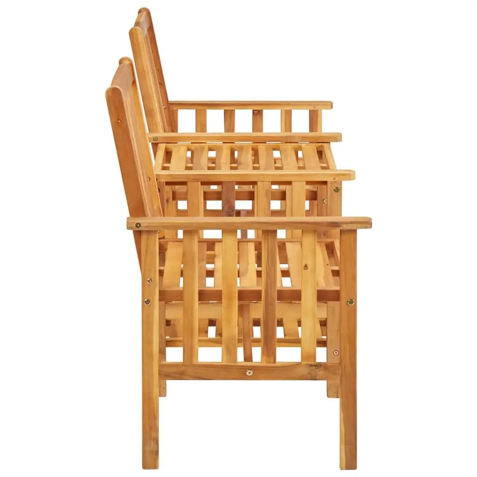 vidaXL - Bistroset - Bruin - Hout