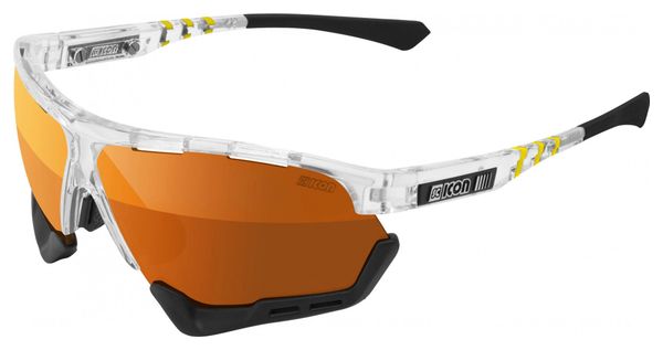 Scicon Sports Aerocomfort SCN PP Regular Lunettes De Soleil De Performance Sportive (Scnpp Multimireur Bronze/Briller)