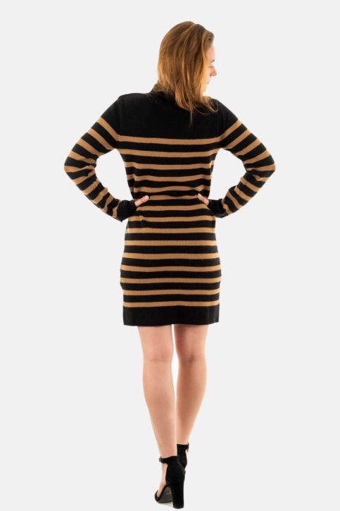 Robe freeman t. porter reliane stripes cv55-s f1120 tobacco brown