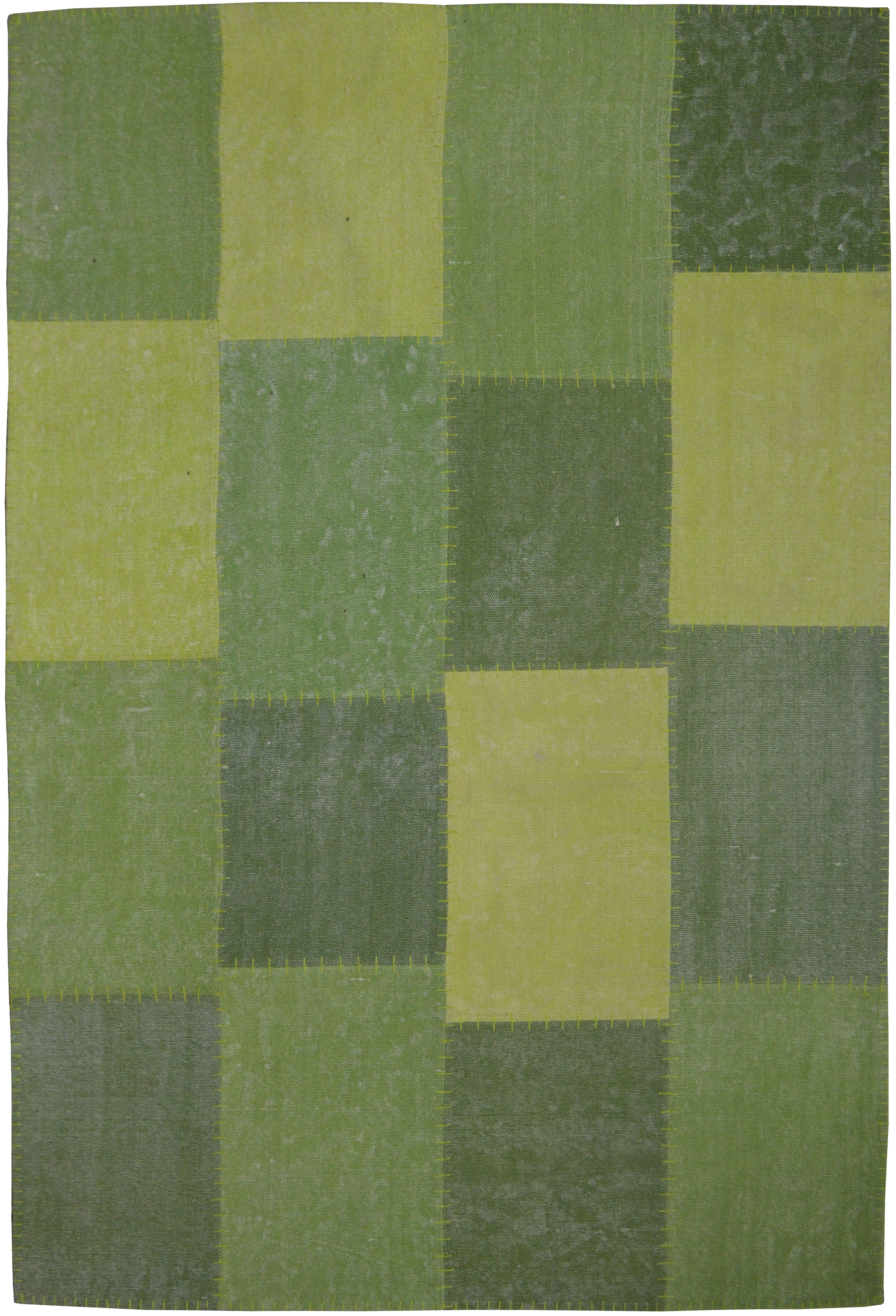 Vloerkleed 110 Multi Groen Lyrical