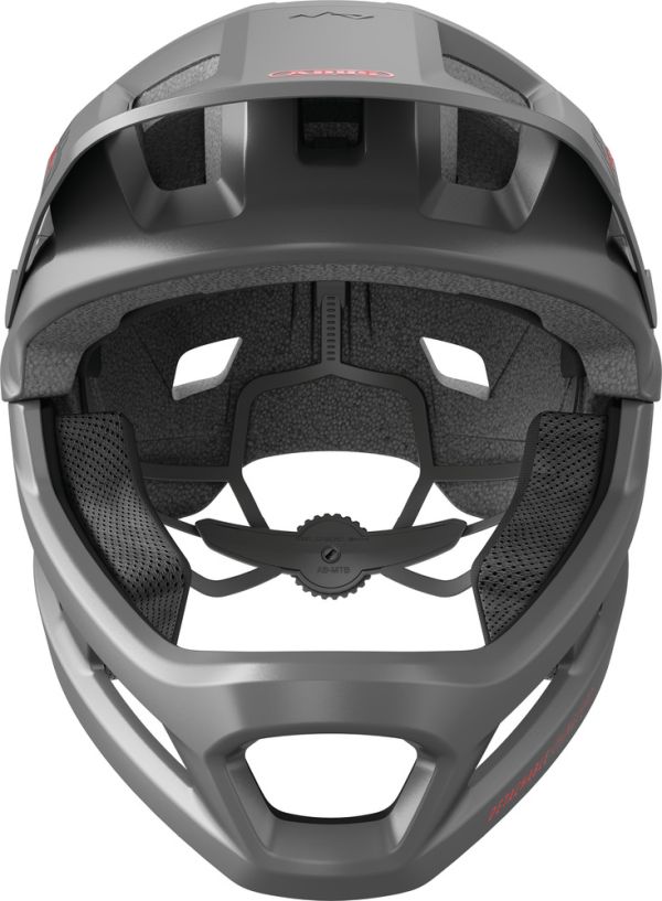 Abus YouDrop FF Junior Fullface Hjelm, Ti Silver