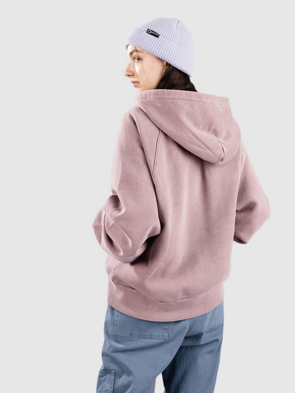 Carhartt WIP Taos Zip Hoodie daphne garment dyed