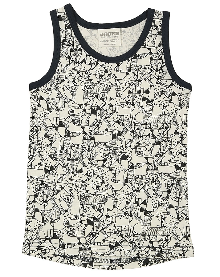 Unterhemd FOXES 2er-Pack in offwhite