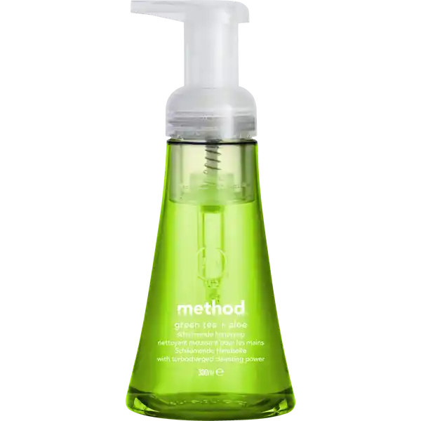 pflanzenbasierte Schaum-Handseife Grüner Tee & Aloe Vera