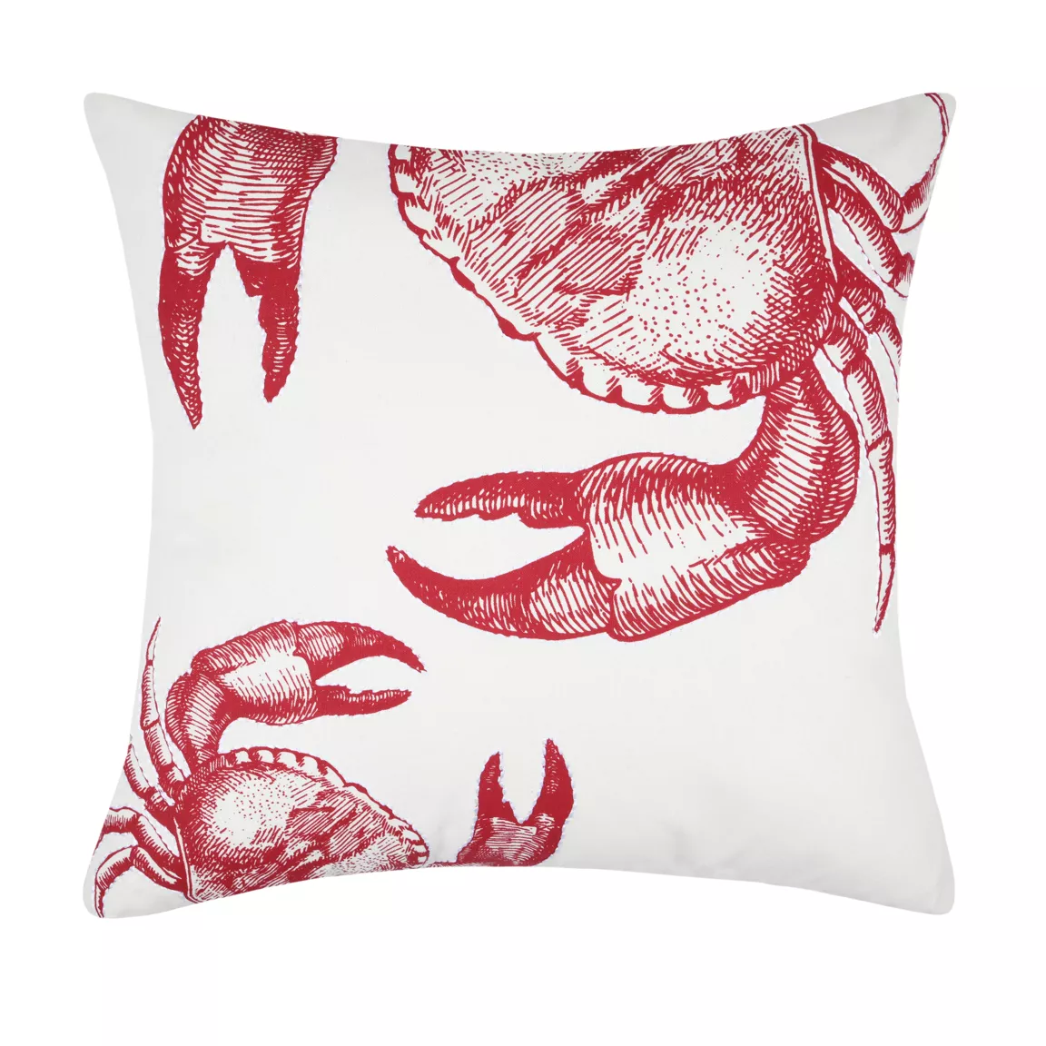 Coussin extérieur carré (45 x 45 cm) Shellfish Rouge