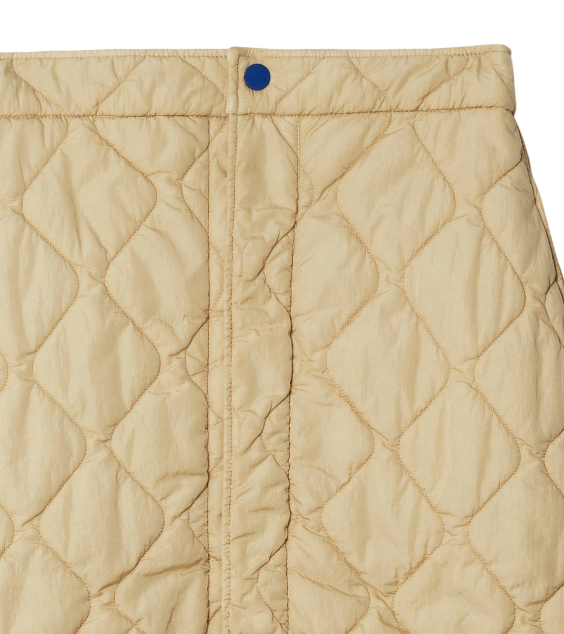 Burberry| Damen Minirock wattiert und gesteppt