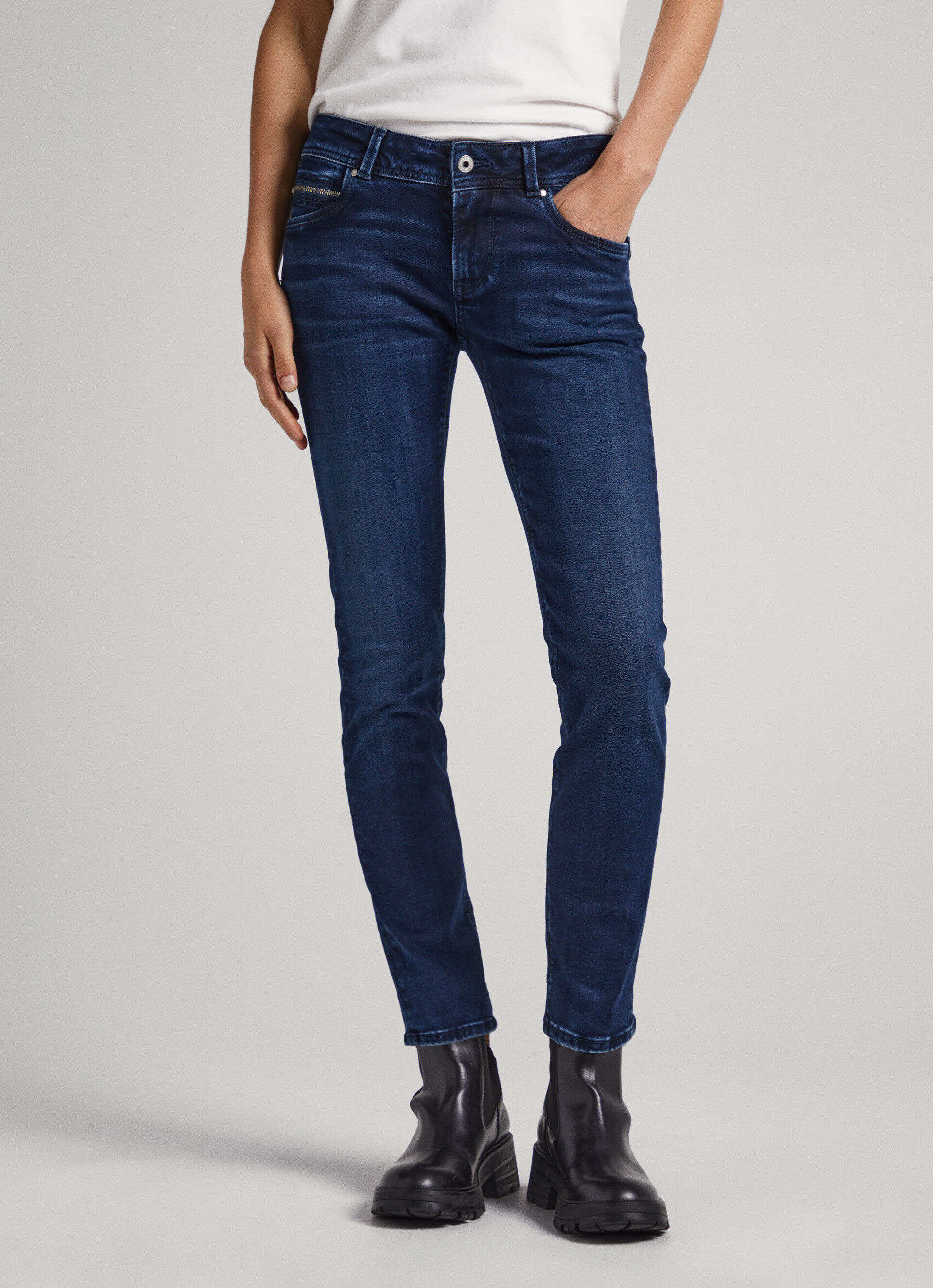 Calça jeans New Brooke Regular Medium Rise - jeans