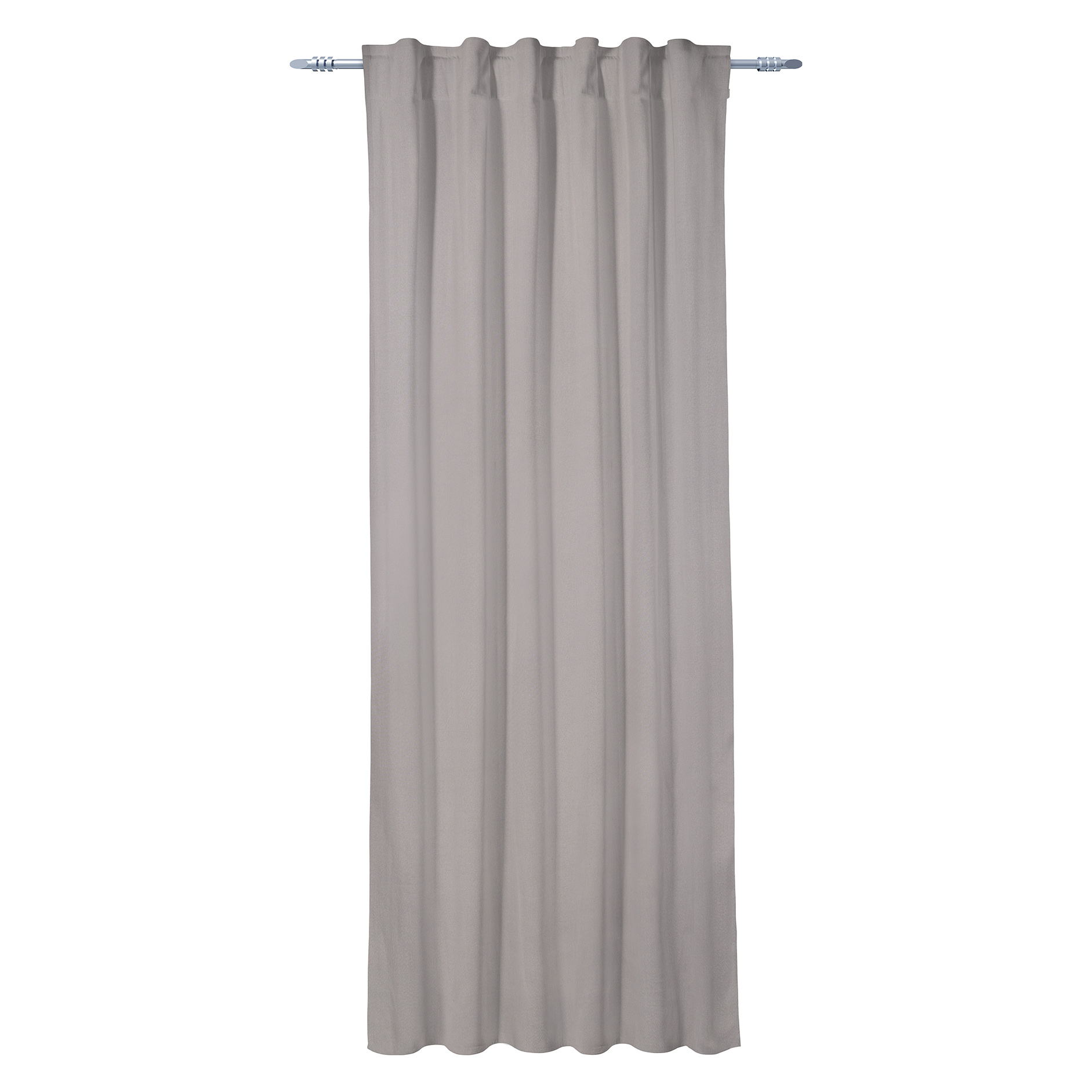 Thermo-Kombischal - silberfarben - blickdicht - 135x245 cm