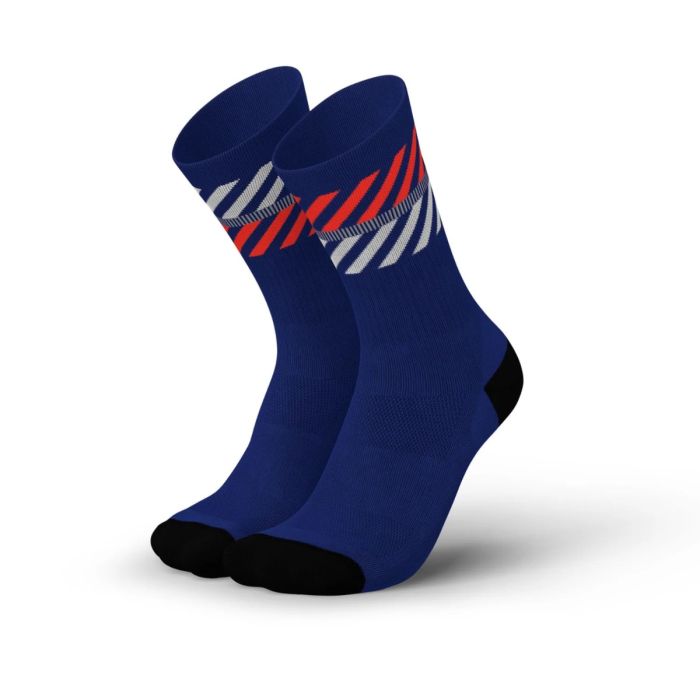 Incylence Unisex Strømper Merino Light Lanes Socks Blå