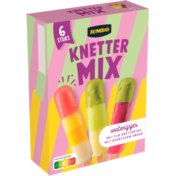 Jumbo Knettermix Waterijsjes 6 Stuks