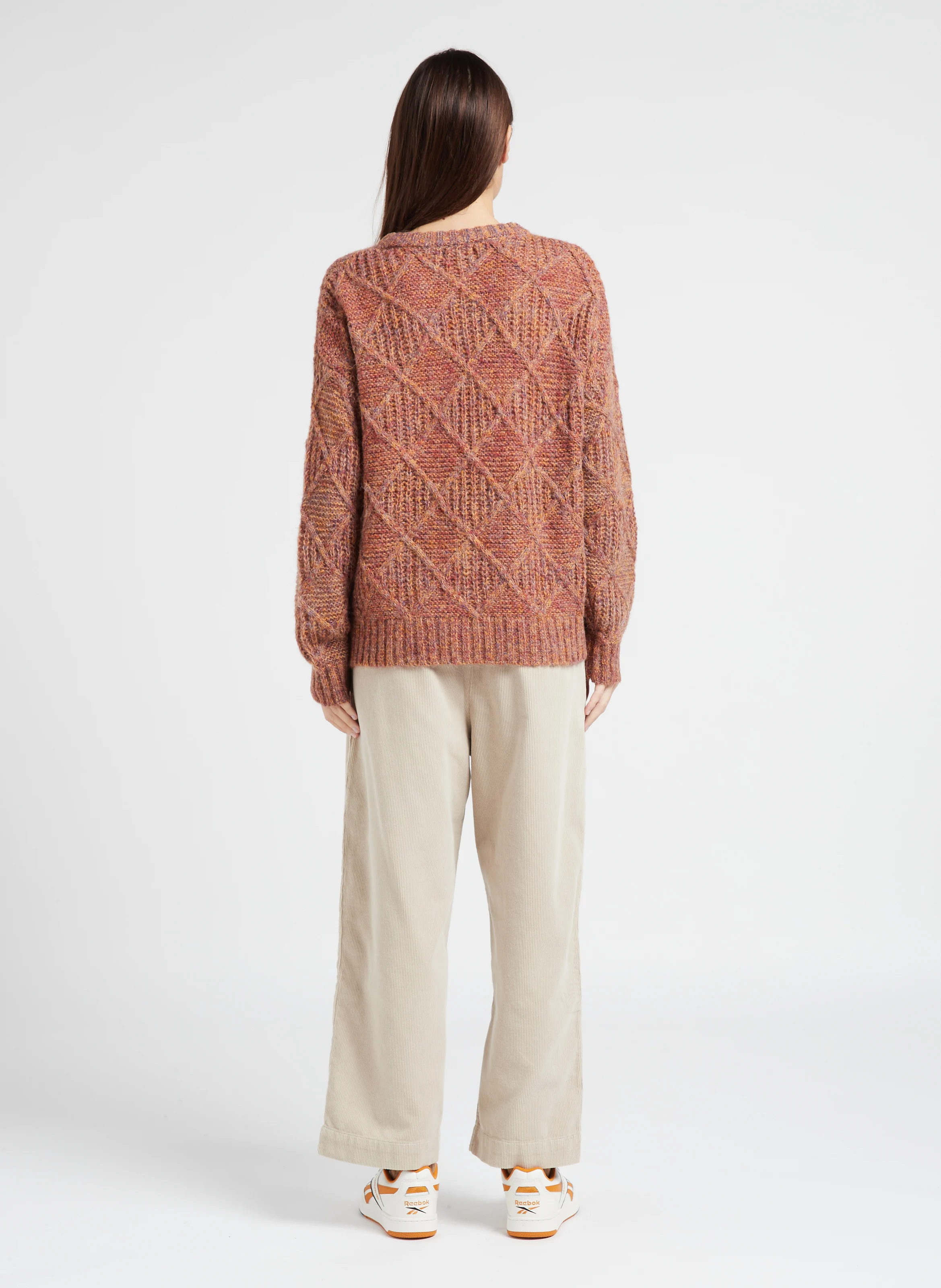 PENNY - Pantalon droit en coton | Beige