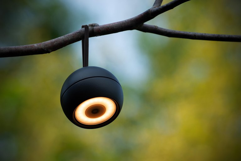 Lucide Lunex wandlamp buiten LED oplaadbaar wit