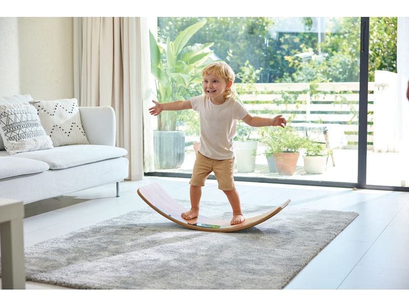 Hape Intelligent Balance Board Balancierwippe mit interaktiver Lichtsteuerung