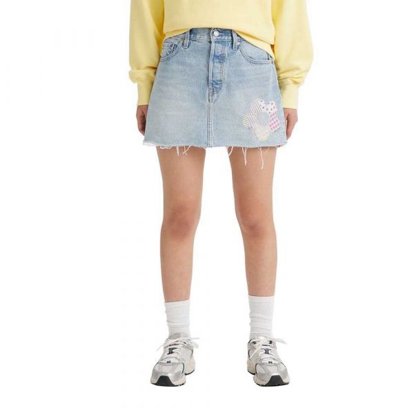 Levi´s ® Icon Skirt Azul 27 Mulher