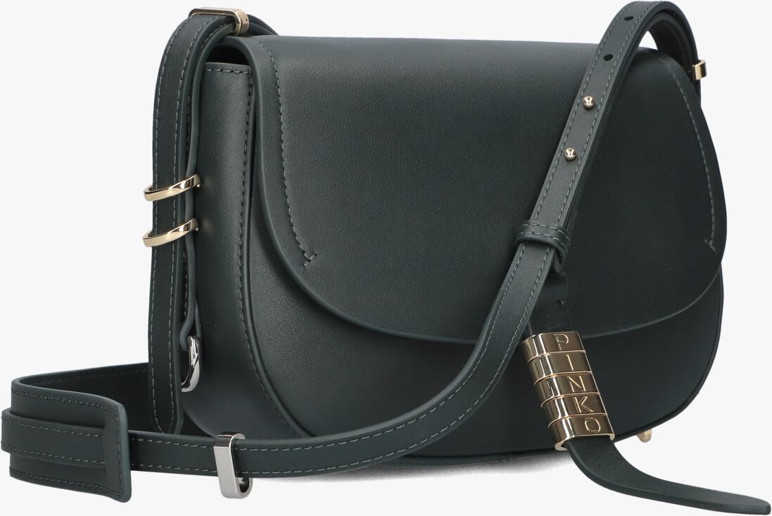 groene pinko schoudertas saddle mini