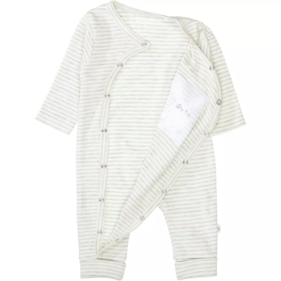 Staccato Overall stone melange gestreift
