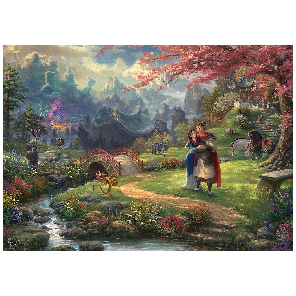 Puzzle Disney Kinkade - Mulan - 1000 pièces