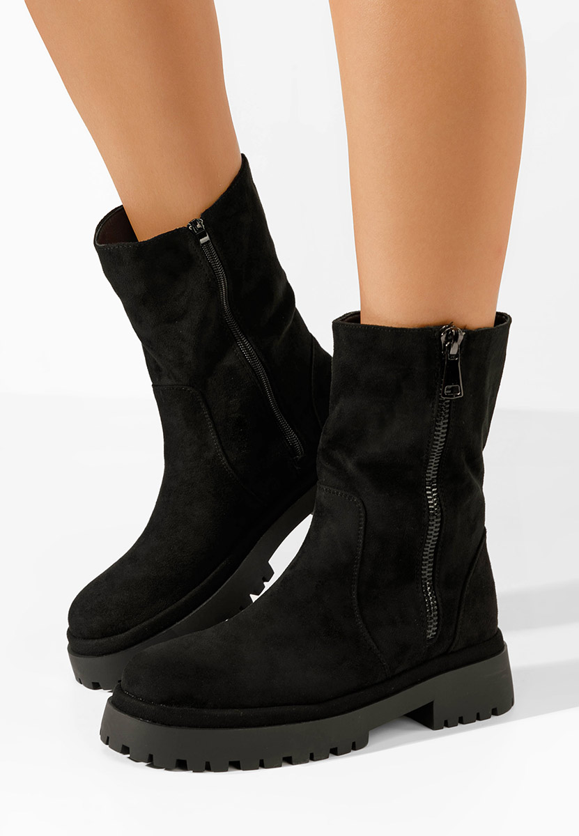 Bottes courtes femme noires Callidora