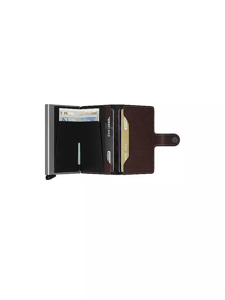 SECRID Geldbörse - Miniwallet Original Mini Dark Brown braun