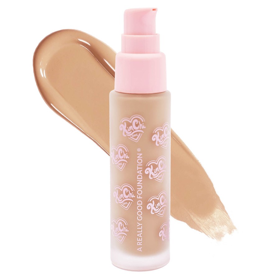 KimChi Chic A Really Good Foundation 107L Light Skin With Cool Peach Undertones 30ml