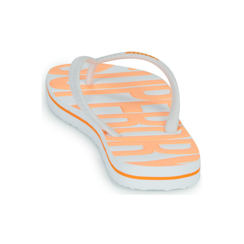 Superdry - VINTAGE VEGAN FLIP FLOP - Orange/Blanc