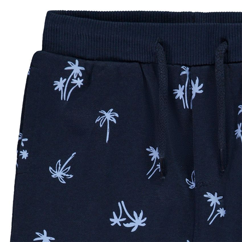 Jogging molleton imprimé palmiers pour bébé garçon - Bleu marine