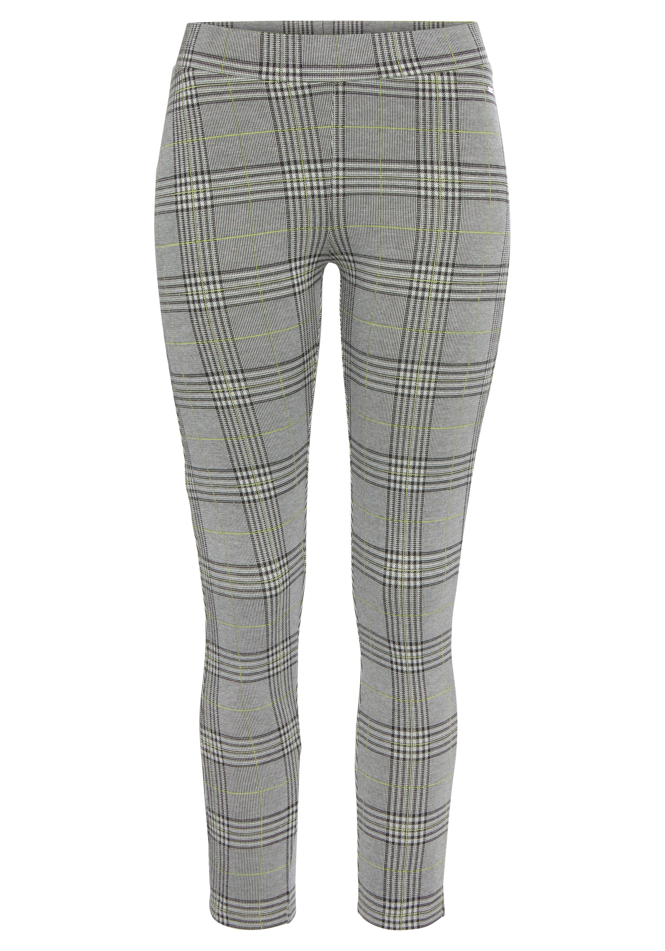 LASCANA Leggings  mit Ajour Karomuster